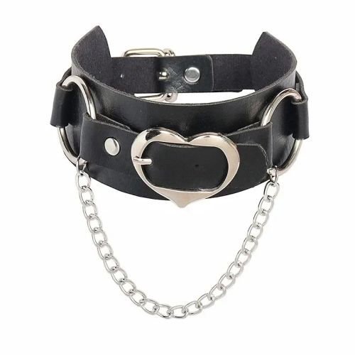 Nonoyesya Punk Studded Necklace - Vintage Style Fashion Choker - 27