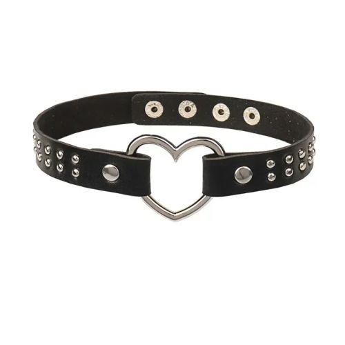Nonoyesya Punk Studded Necklace - Vintage Style Fashion Choker