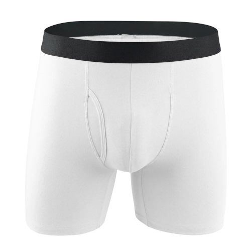 Ikule Cotton Boxer Shorts - Comfortable & Stylish Underwear - WHITE / S