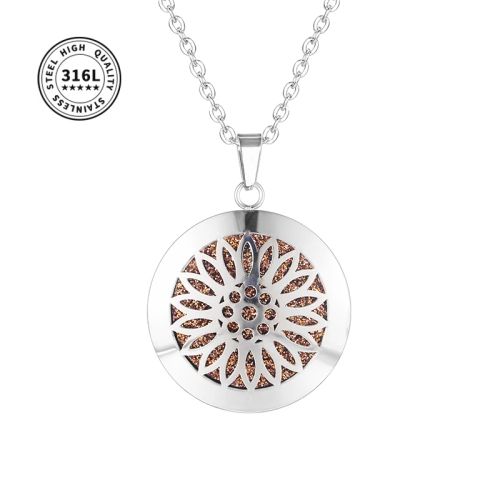 Aromatherapy Locket Necklace - Stylish Essential Oil Diffuser Pendant