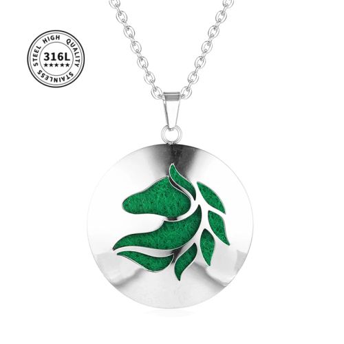 Aromatherapy Locket Necklace - Stylish Essential Oil Diffuser Pendant