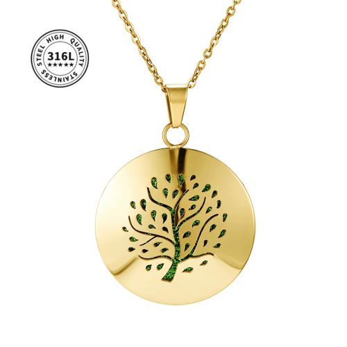 Aromatherapy Locket Necklace - Stylish Essential Oil Diffuser Pendant