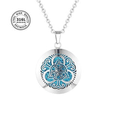 Aromatherapy Locket Necklace - Stylish Essential Oil Diffuser Pendant