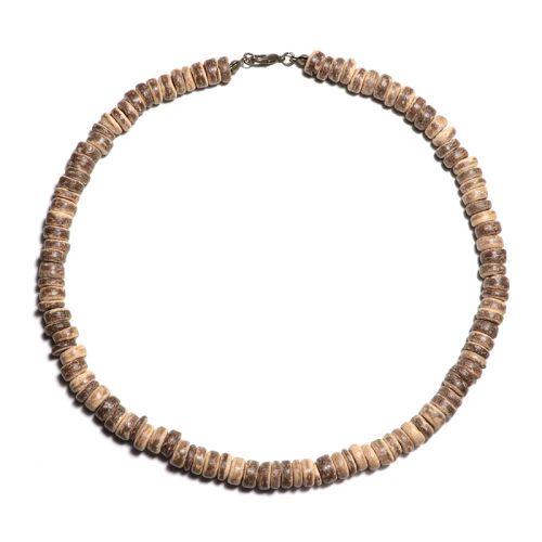 Minimalist Wenge Wood Choker Necklace - Stylish Accessory Gift