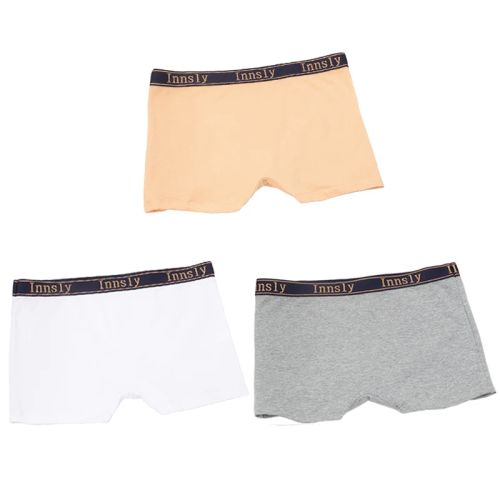 Comfortable Cotton Boyshorts - 3Pcs Set of Elastic Underwear