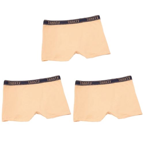 Comfortable Cotton Boyshorts - 3Pcs Set of Elastic Underwear