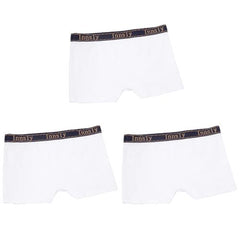 Comfortable Cotton Boyshorts - 3Pcs Set of Elastic Underwear