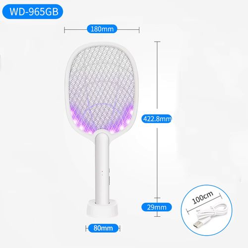 USB Rechargeable Electric Foldable Mosquito Repellent Lamp - Pest Control Device - WHITE