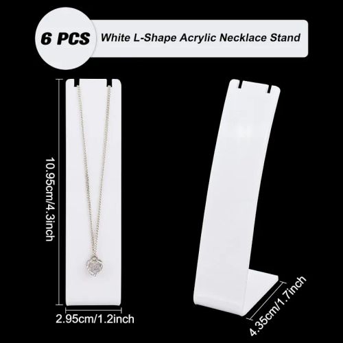 Acrylic Necklace Displays - Versatile Storage Solutions for Jewellery - AECH-04388