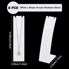 Acrylic Necklace Displays - Versatile Storage Solutions for Jewellery - AECH-04388