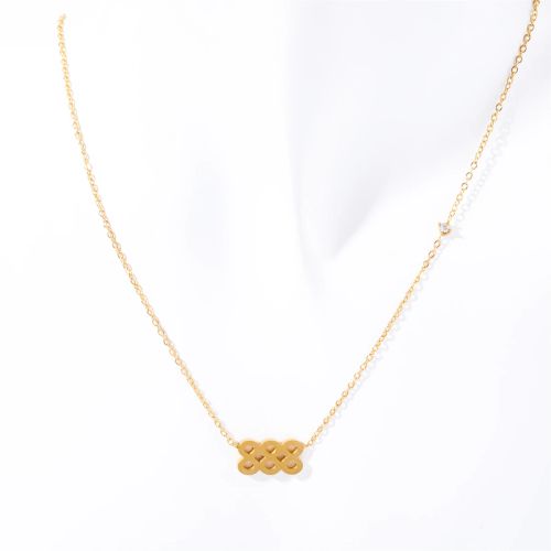 Classic Letter Pendant Necklace - Stainless Steel Fashion Jewellery - 888
