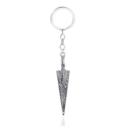 SONGCHANGJEWELRY Hollow Knight Pendant Necklace - Trendy Geometric Fashion - Keychain