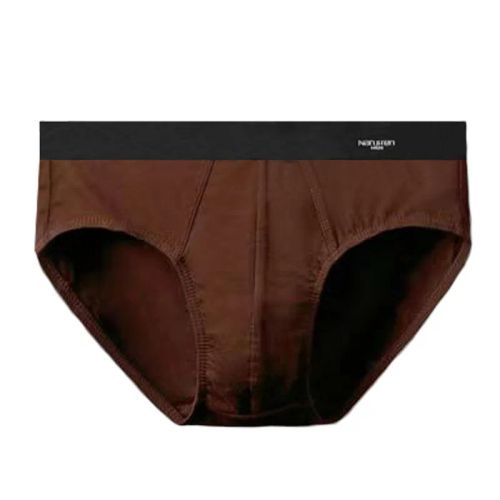 Comfortable Cotton Spandex Briefs - Breathable Male Underwear - Model 5025 - 2-5025 brown / XXL
