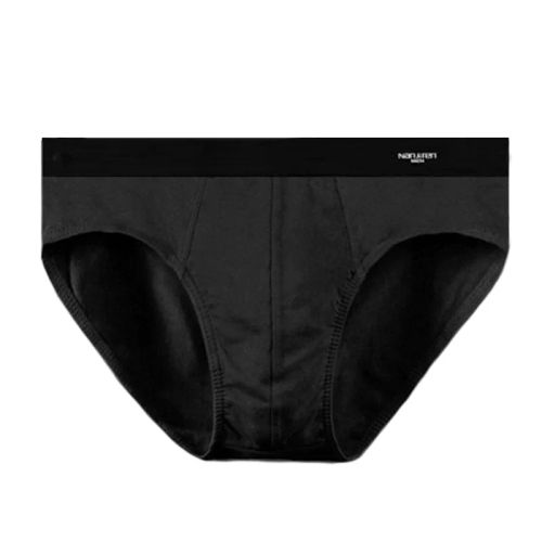 Comfortable Cotton Spandex Briefs - Breathable Male Underwear - Model 5025 - 2-5025 black / XXXL