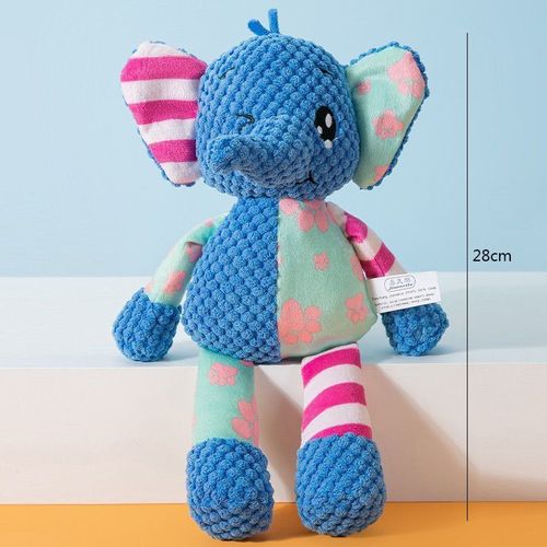 Ishiline Interactive Squeaky Dog Toy - Plush Bite-Resistant Comfort