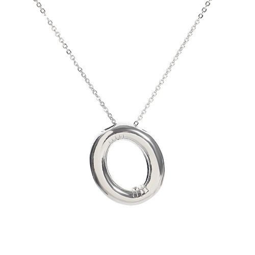 Custom Silver Balloon Letter Necklace - Stylish Personalised Pendant