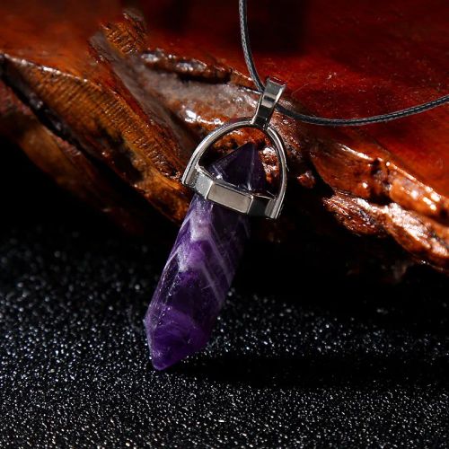 Trendy Geometric Pendant Necklace - Mood Tracker - Fashion Accessory