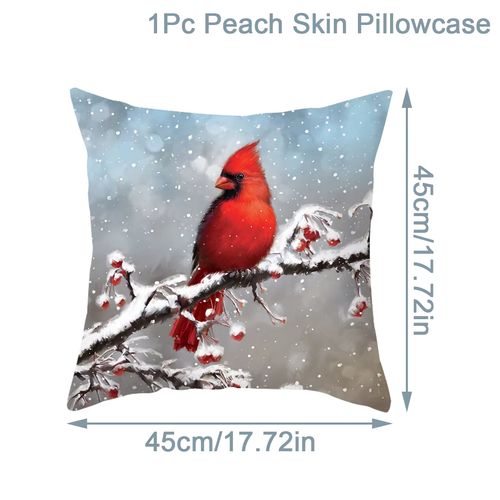 Staraise Christmas Cushion Cover - Handmade Cotton Decor - 45x45cm Pillowcase