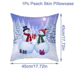Staraise Christmas Cushion Cover - Handmade Cotton Decor - 45x45cm Pillowcase