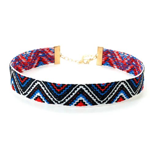 HTTYY Elegant Geometric Choker Necklace with Adjustable Chain