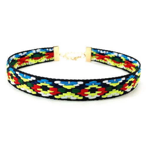 HTTYY Elegant Geometric Choker Necklace with Adjustable Chain