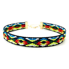 HTTYY Elegant Geometric Choker Necklace with Adjustable Chain