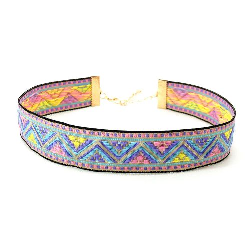 HTTYY Elegant Geometric Choker Necklace with Adjustable Chain