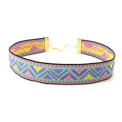 HTTYY Elegant Geometric Choker Necklace with Adjustable Chain