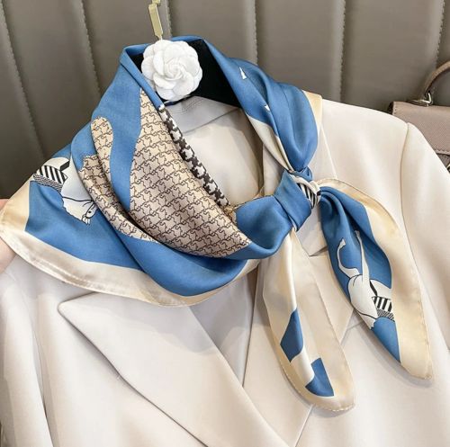 JTVOVO Multifunctional Polyester Scarf - Stylish 70x70cm Accessory - JNC153-01 / 70x70cm