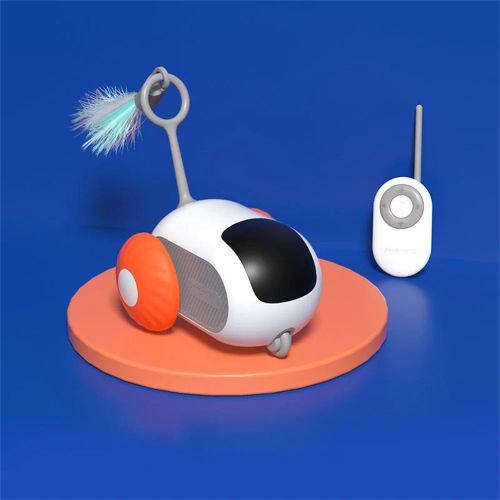 Repetsun Interactive Cat Toy - Smart Electric Sports Car for Cats - Pink Color