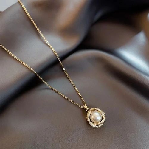 HYFAD Black Square Pendant Necklace - Minimalist Fashion Jewellery - x753