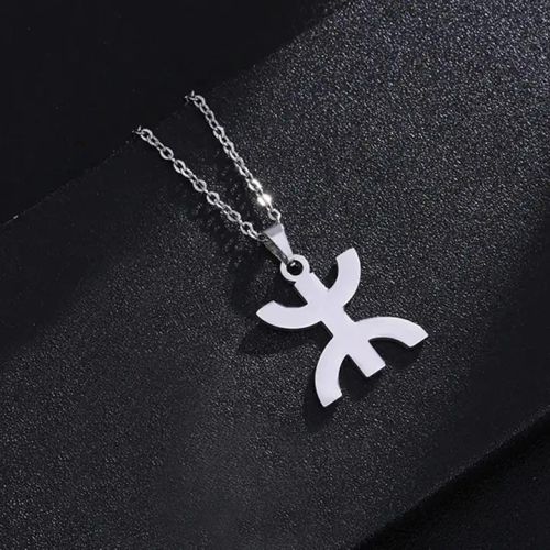 Amazigh Inspired Geometric Necklace - Ethnic Amulet for Parties - 4