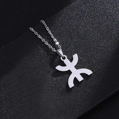 Amazigh Inspired Geometric Necklace - Ethnic Amulet for Parties - 4
