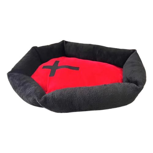 Halloween Themed Plush Pet Bed - Warm & Washable Dog/Cat Cushion - 1