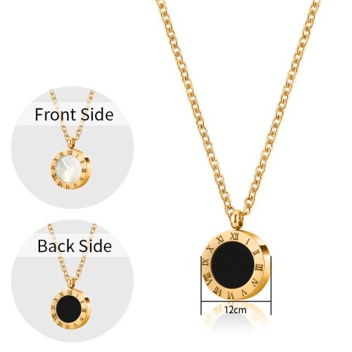 PAXA Classic Round Pendant Necklace - Stylish Fashion Jewellery
