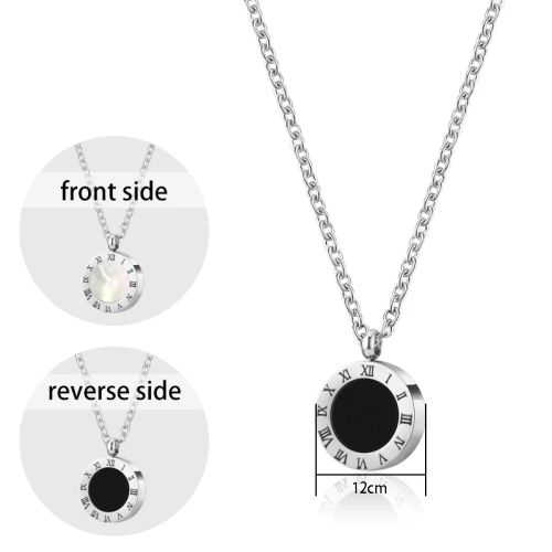 PAXA Classic Round Pendant Necklace - Stylish Fashion Jewellery - Romas 1-3