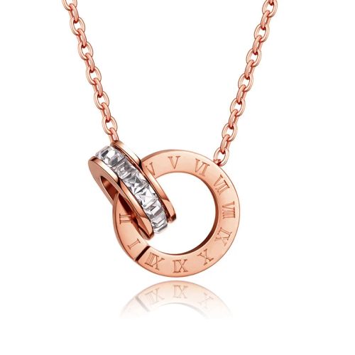PAXA Classic Round Pendant Necklace - Stylish Fashion Jewellery