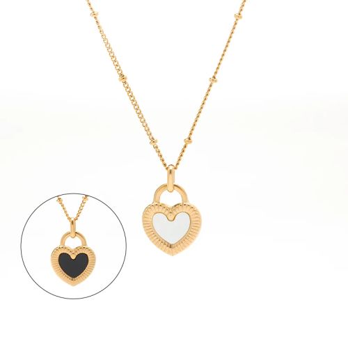 PAXA Classic Round Pendant Necklace - Stylish Fashion Jewellery - Romas 4-1