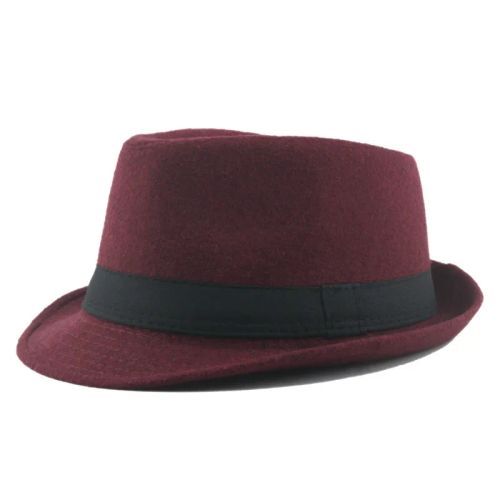 Golexury Woolen Fedora Hat - Stylish Retro Design for Parties
