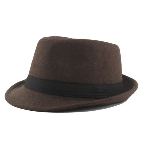 Golexury Woolen Fedora Hat - Stylish Retro Design for Parties