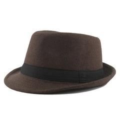 Golexury Woolen Fedora Hat - Stylish Retro Design for Parties