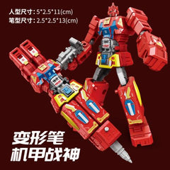 Transforming Robot Pen Toy - Engaging 2in1 Action Figure for Kids