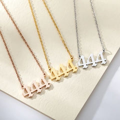 HPTOTMG Geometric Design Fashion Necklace - Unique Message Reminder