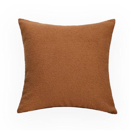 CANIRICA Plush Faux Fur Cushion Cover - Cozy Nordic Home Decor 18x18 - Brown / 30x50cm