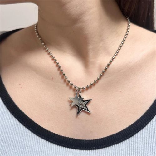 Imixlot Stylish Star Pendant Necklace - Trendy Fashion Jewellery - 1