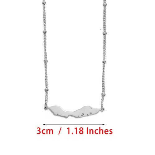 Anniyo Trendy Stainless Steel Pendant Necklace for Birthdays