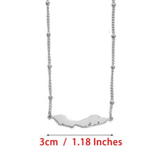 Anniyo Trendy Stainless Steel Pendant Necklace for Birthdays