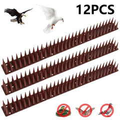 Bird Prevention Spikes - Effective Pest Control - 12 Pack - 12PCS