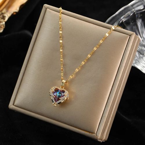 EILIECK Moon Pendant Necklace - Trendy Fashion Accessory - N027