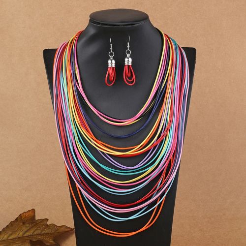 Trendy Jewellery Set - Fashion Necklace & Earrings for Parties